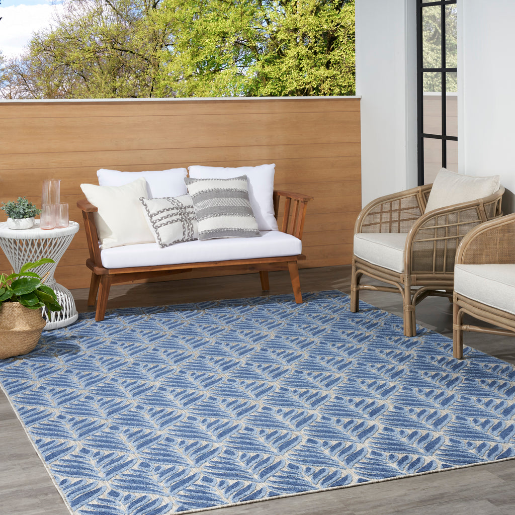 nourison aloha alh35 blue rug