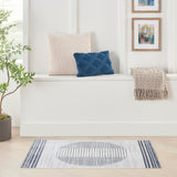 nourison astra machine washable asw05 ivory blue rug