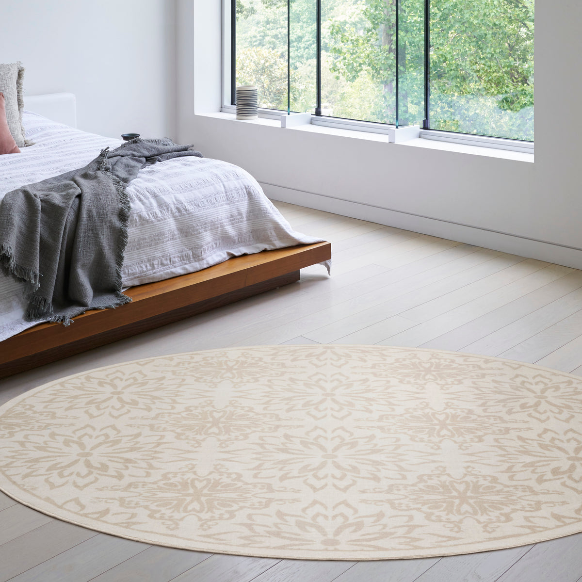 nourison jubilant jub06 ivory beige rug