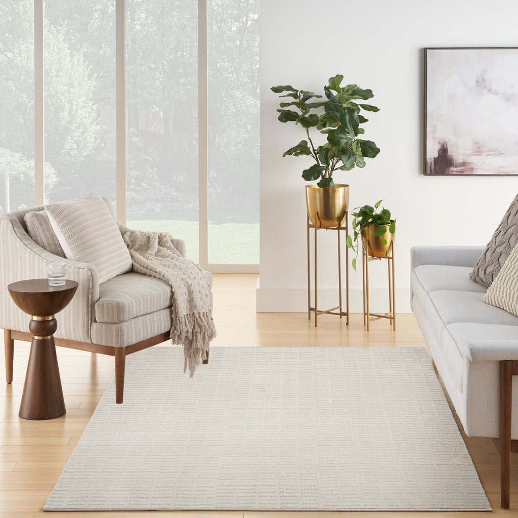 nourison modern comfort mnc03 ivory grey rug