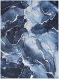 nourison daydream ddr02 navy blue rug