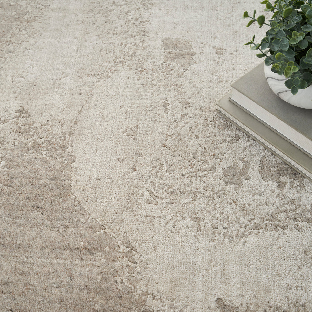 nourison harmony hay06 silver grey rug