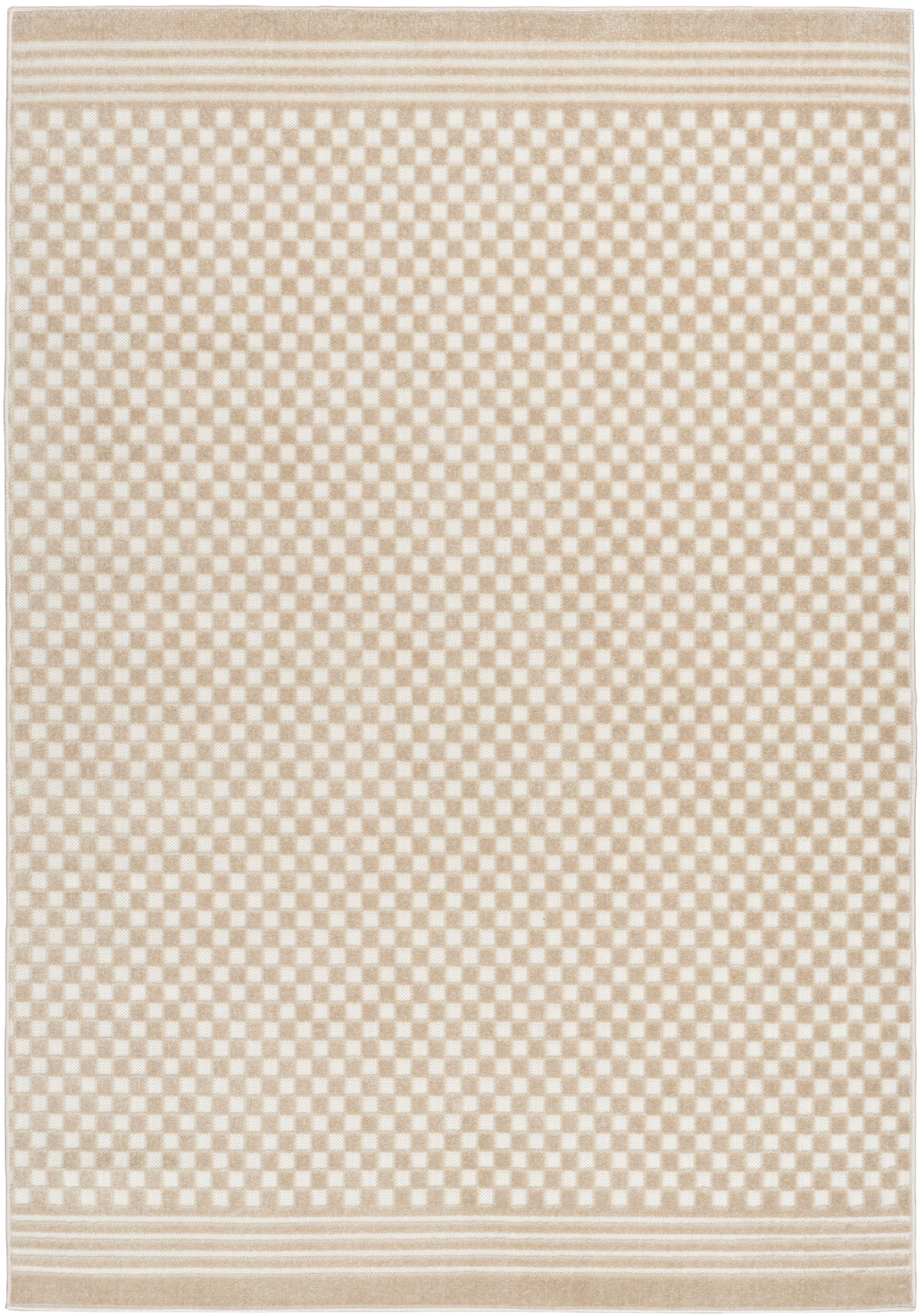 nourison care free caf02 beige rug