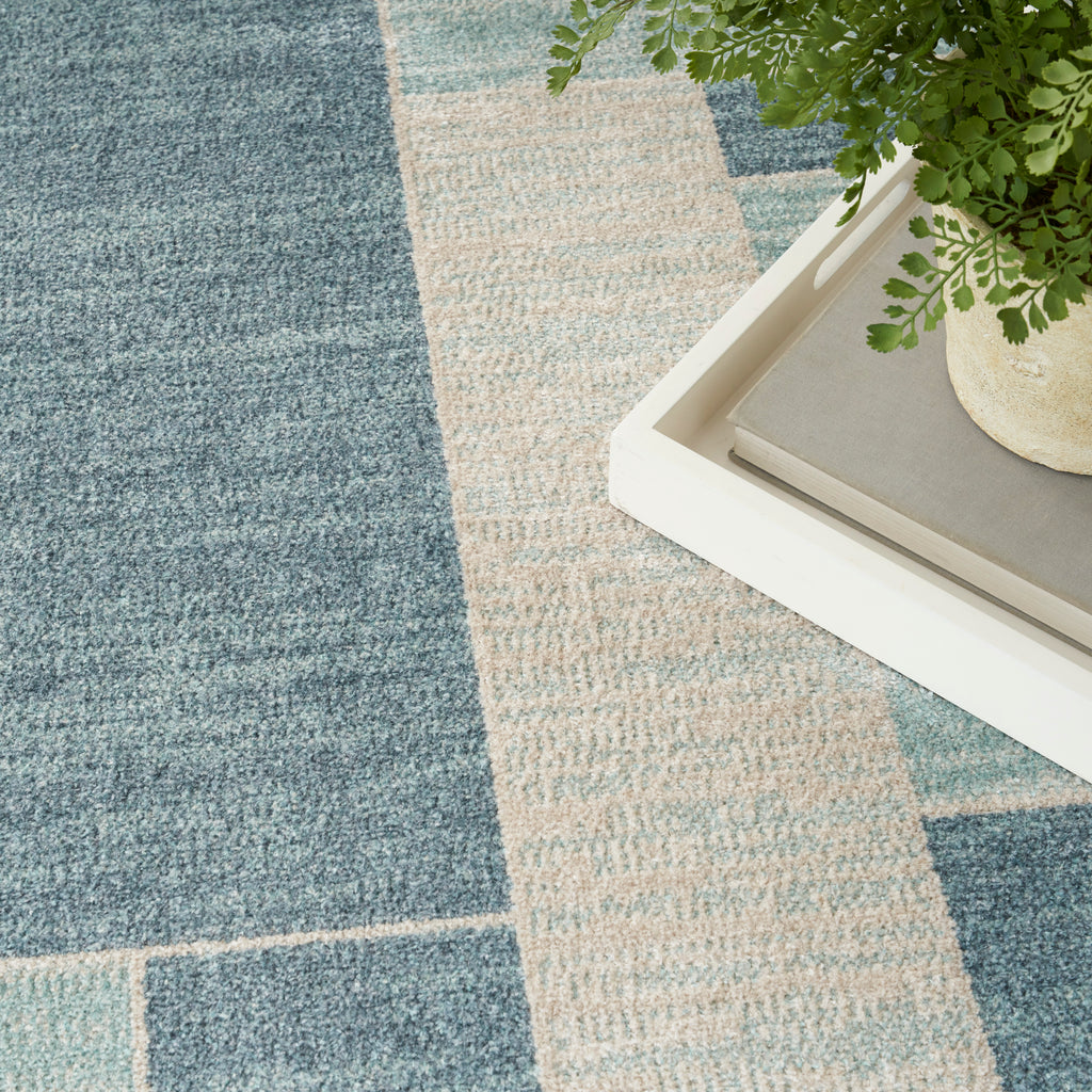 nourison astra machine washable asw09 blue ivory rug