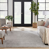 nourison dreamy shag drs05 silver rug