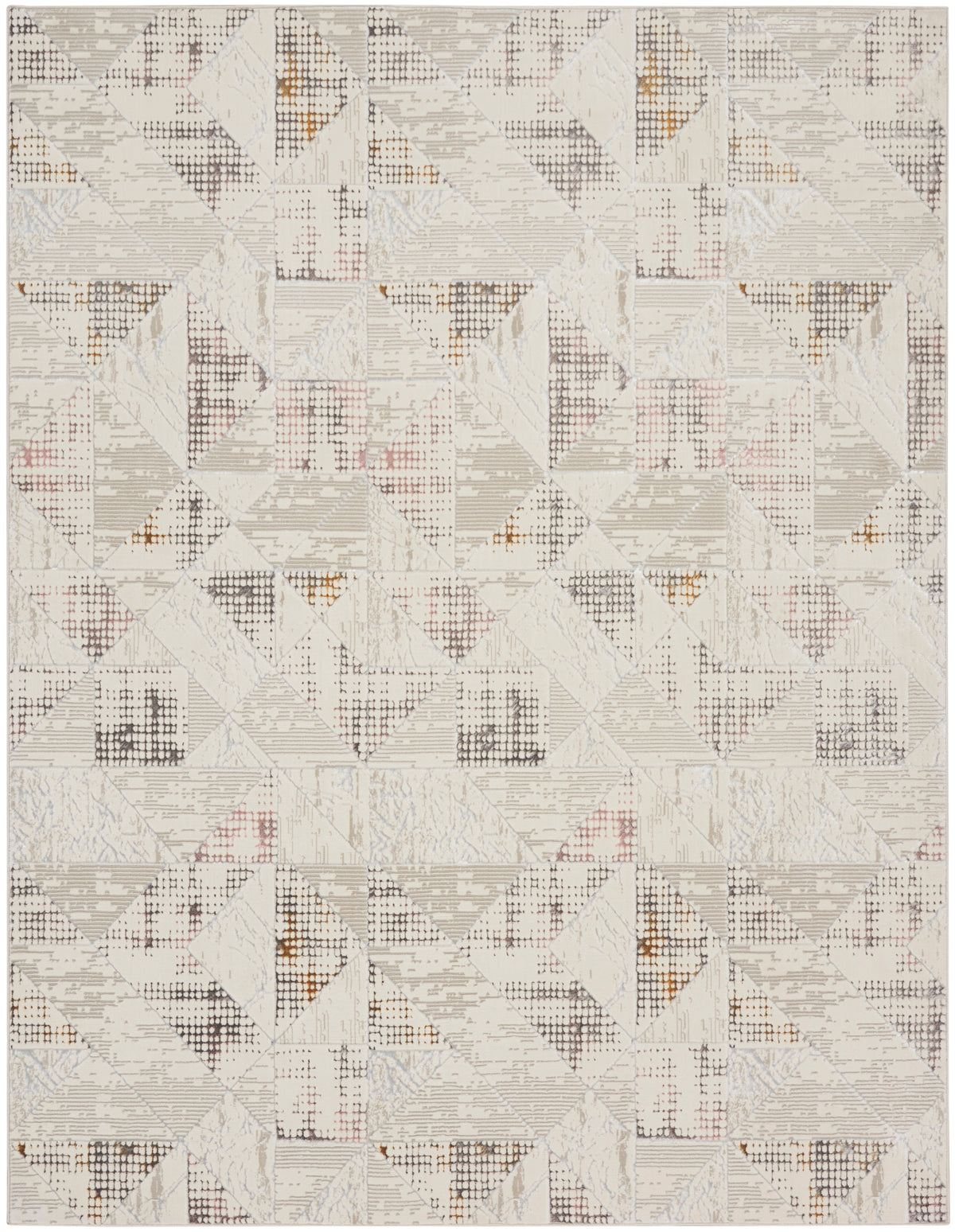 nourison glitz glz04 ivory multi rug