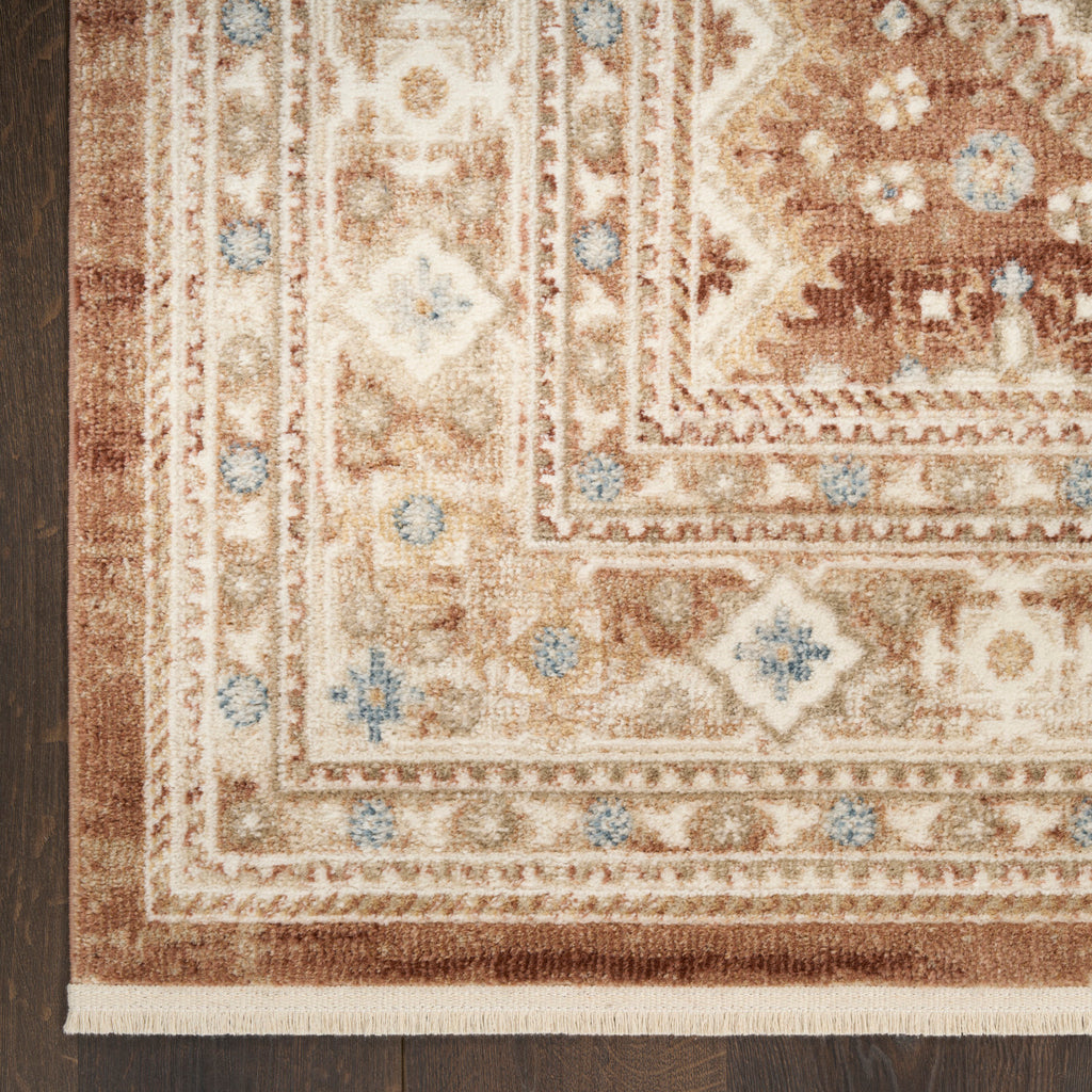 nourison pardis prd04 rust rug