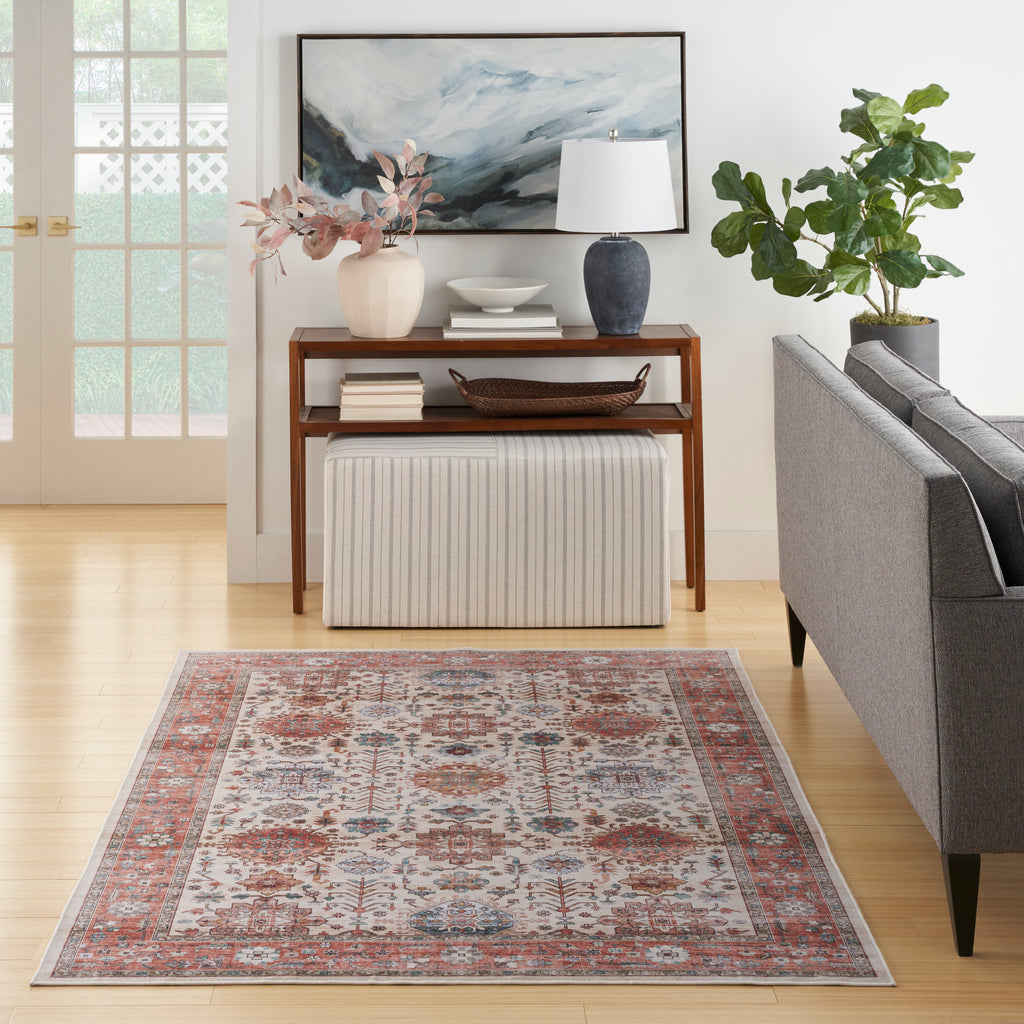 nourison fulton ful12 beige multicolor rug