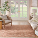 nourison care free caf03 copper rug