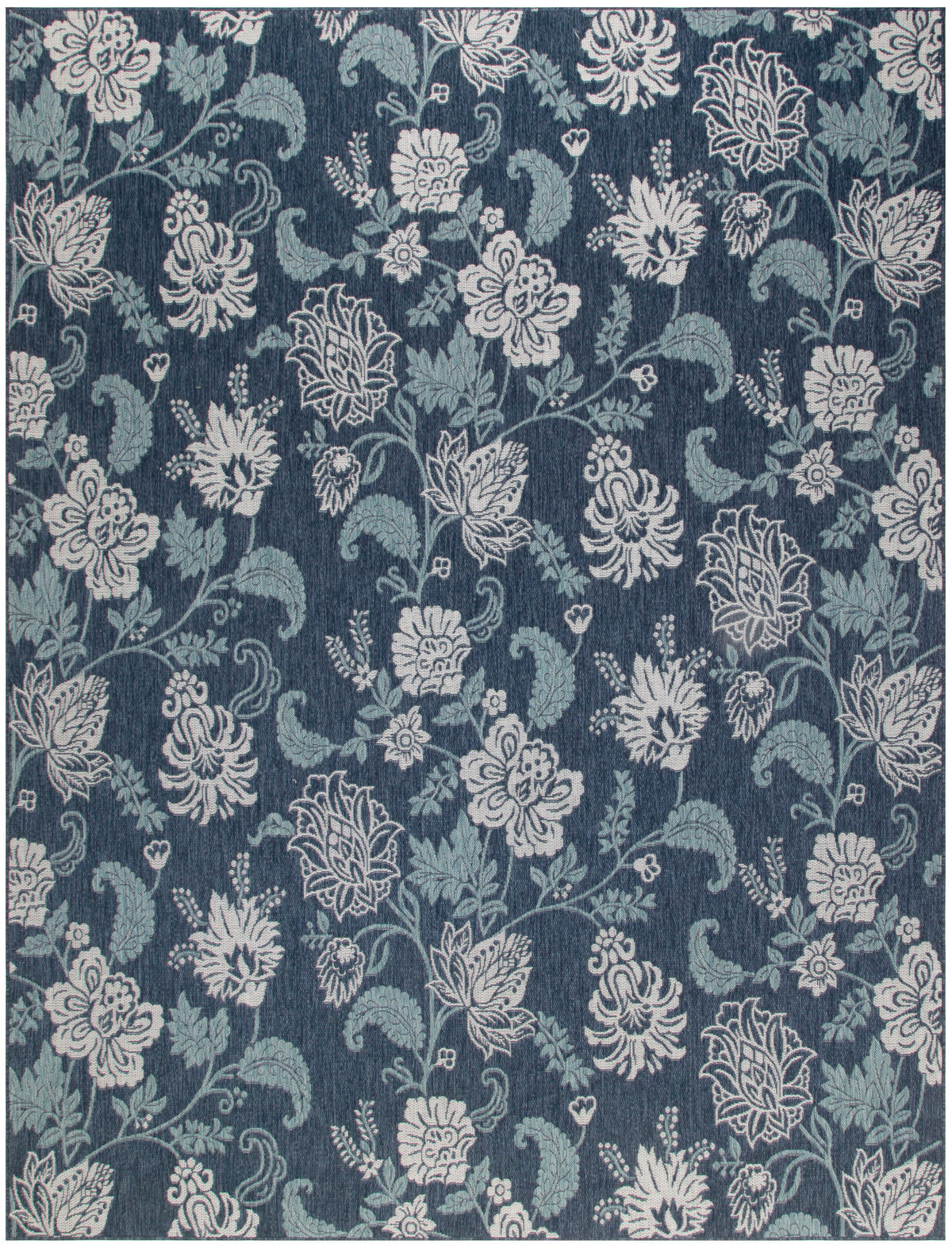 nourison garden oasis goa03 navy rug