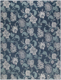 nourison garden oasis goa03 navy rug