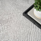 nourison central park west cep01 grey rug