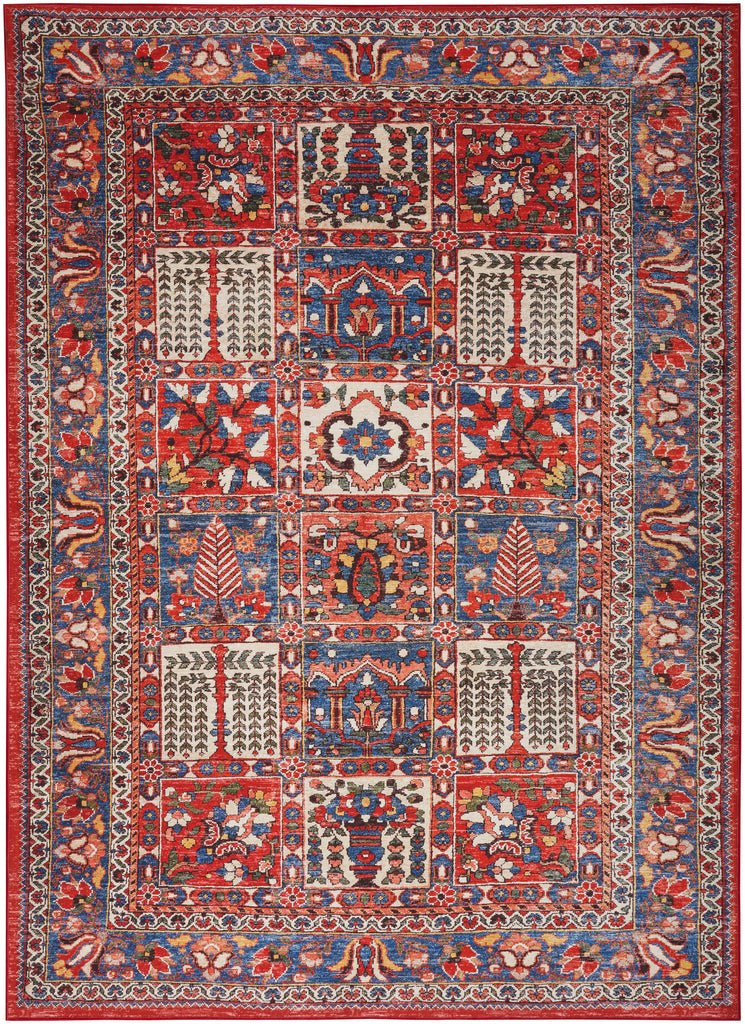 nourison fulton ful05 red rug