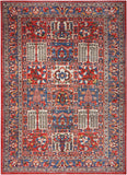 nourison fulton ful05 red rug