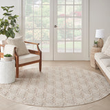 nourison aloha alh35 ivory grey rug