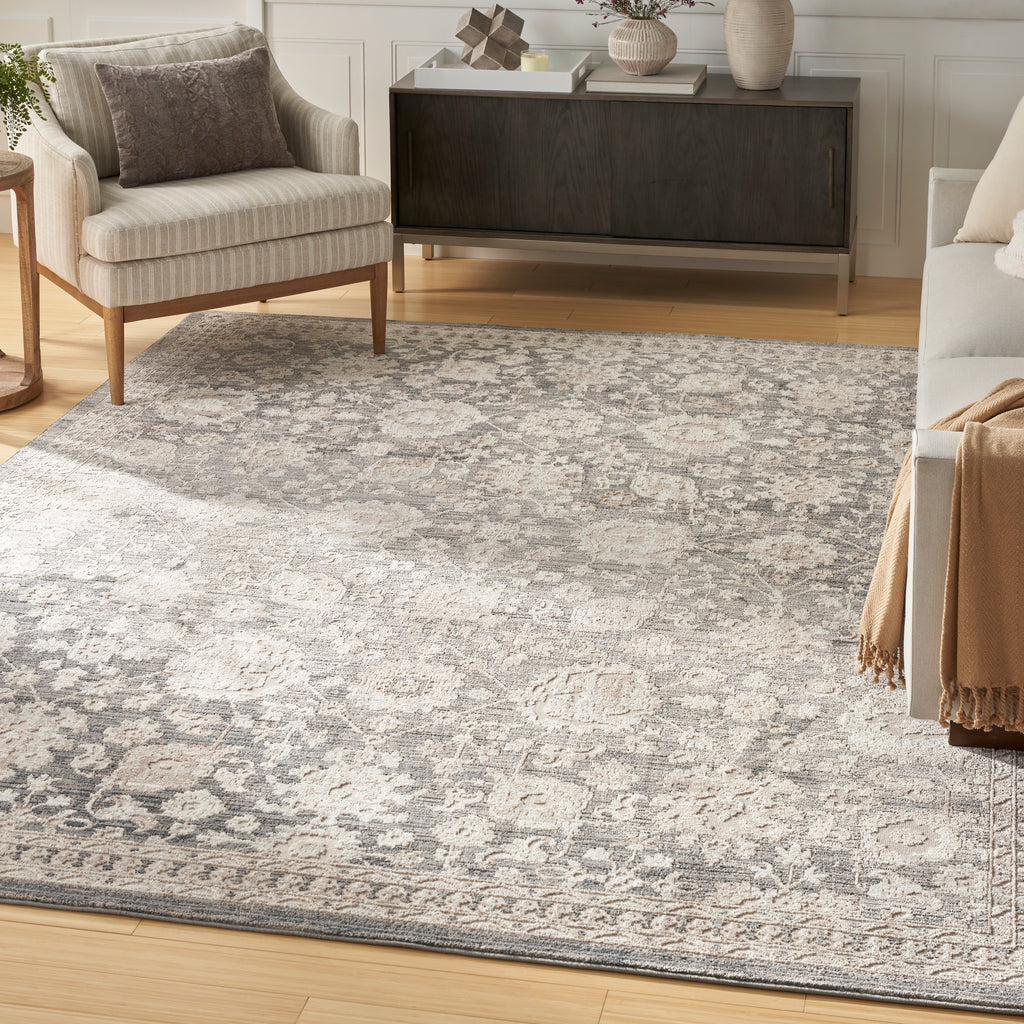 nourison eco cycle ecy02 charcoal rug