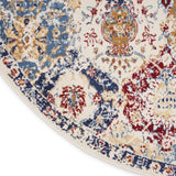 nourison grafix grf31 blue multicolor rug