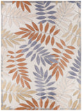 nourison aloha alh18 blue mocha rug