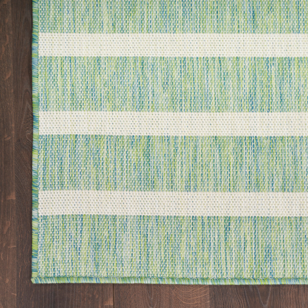 nourison positano pos03 blue green ivory rug