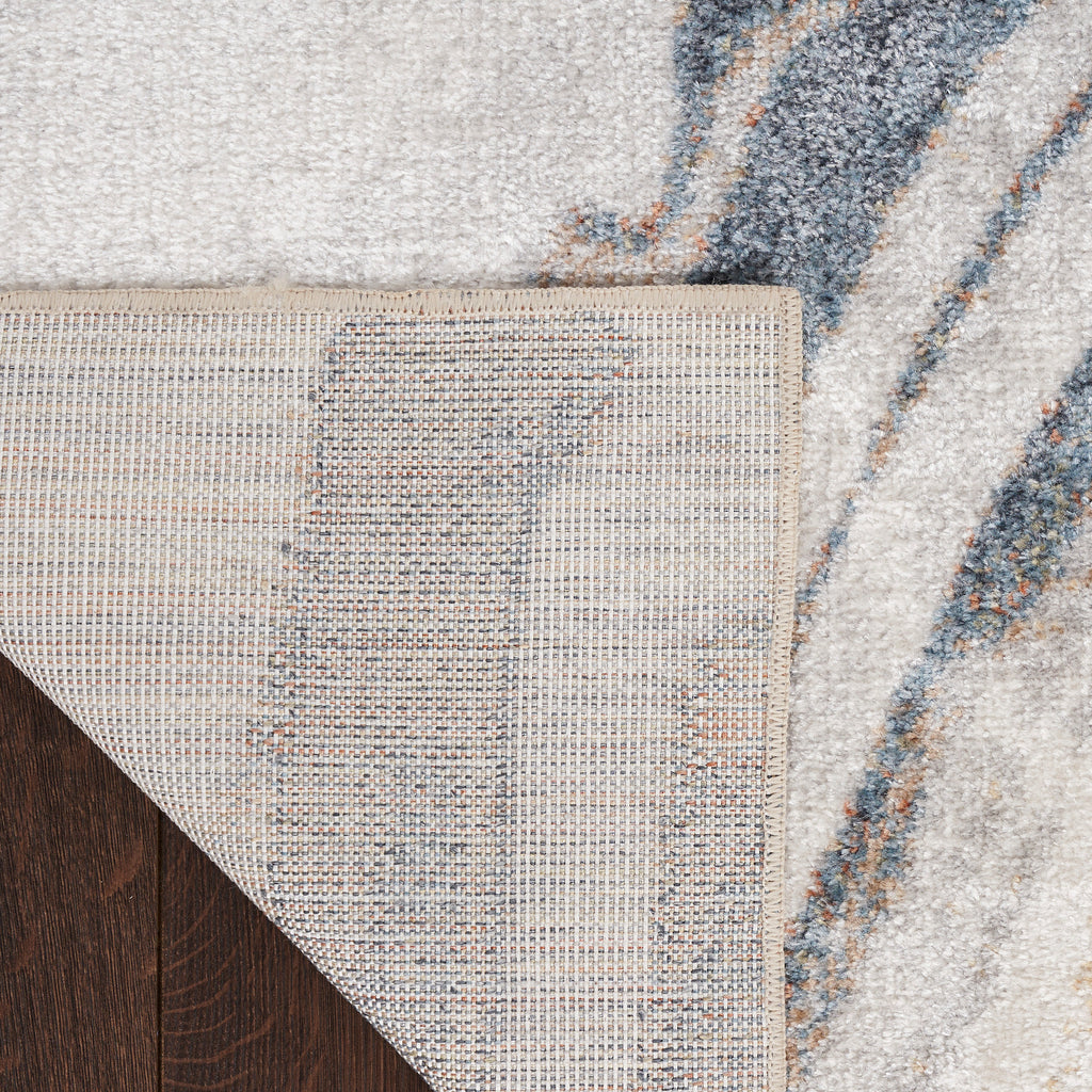 nourison astra machine washable asw15 ivory blue rug