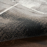 nourison twilight twi30 grey ivory black rug