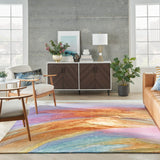 nourison prismatic prs25 multicolor rug