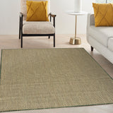 nourison courtyard cou01 green rug