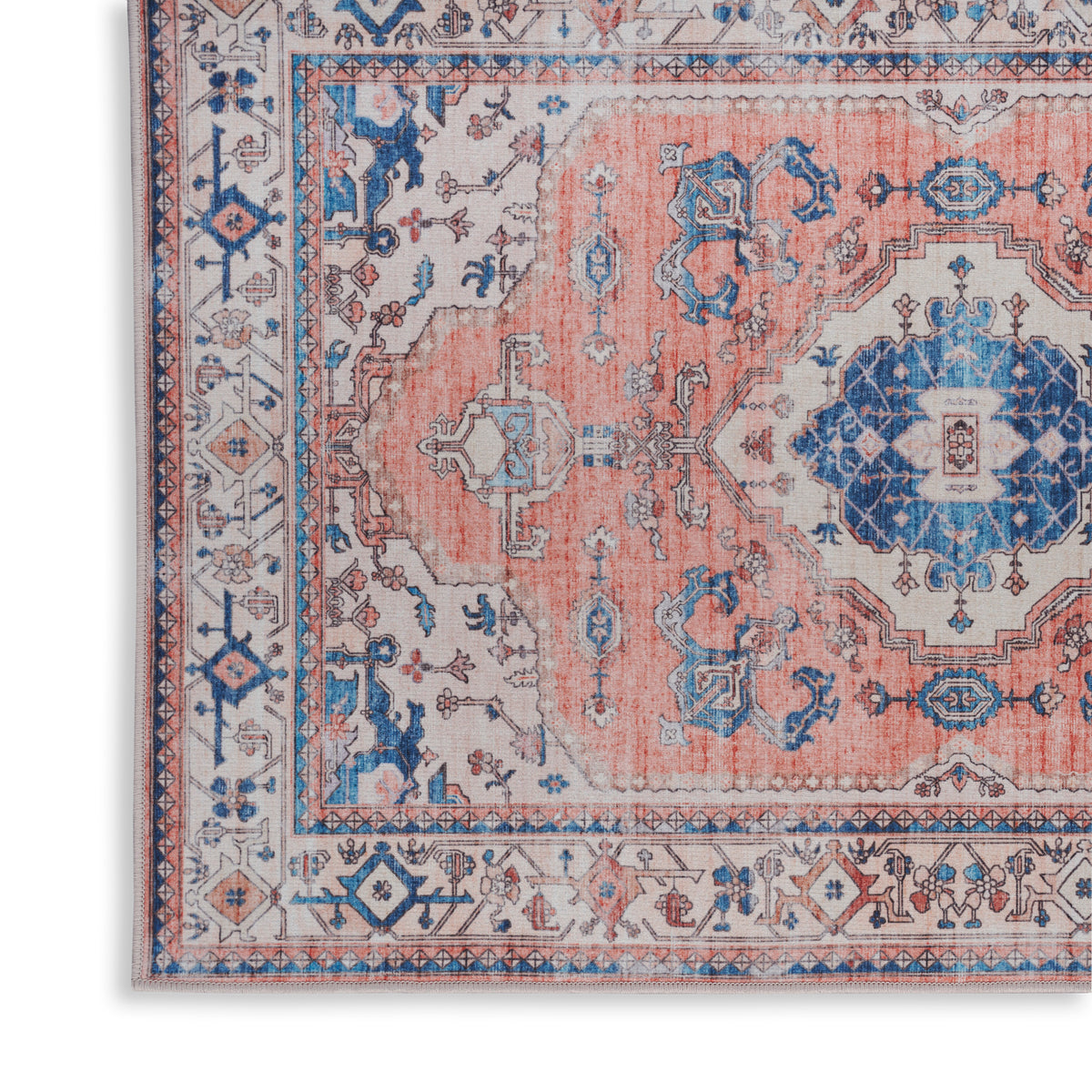 nourison fulton ful11 coral rug