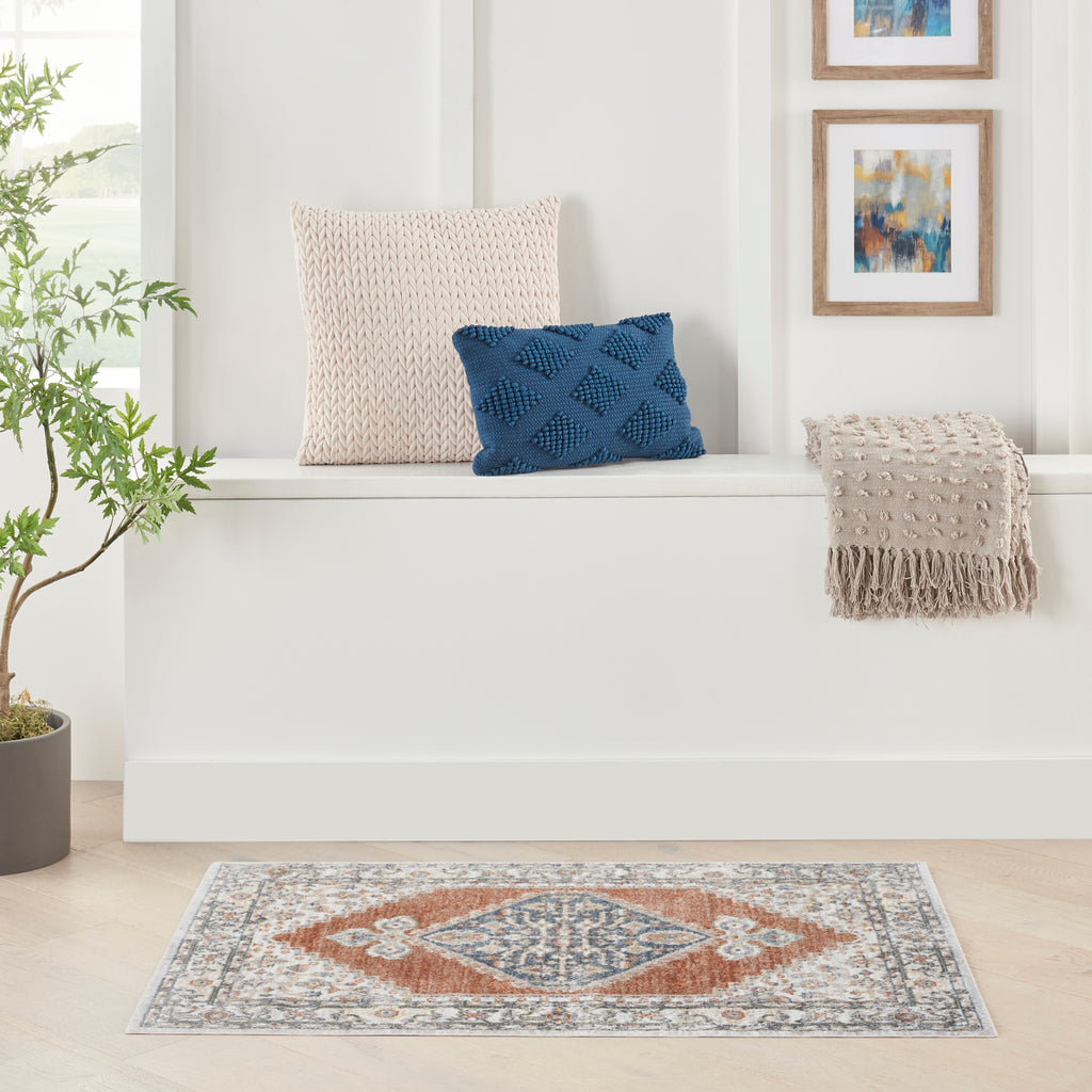 nourison astra machine washable asw11 grey multicolor rug