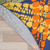 nourison aloha alh28 blue multicolor rug