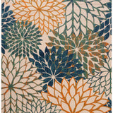 nourison aloha alh05 blue green rug