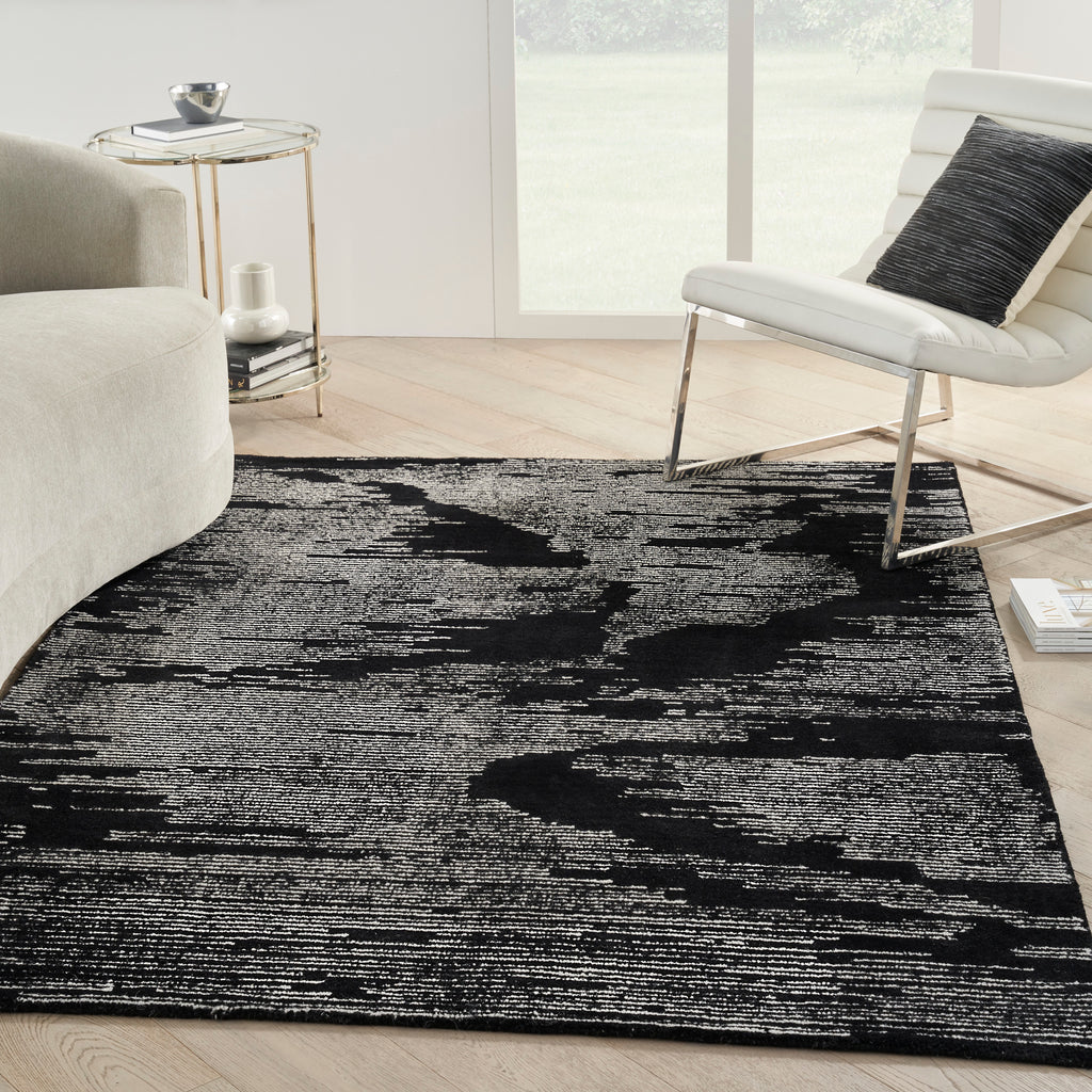 nourison ma30 star smr02 black ivory rug