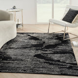 nourison ma30 star smr02 black ivory rug
