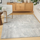nourison exhale exl01 light grey rug