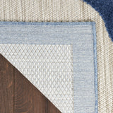 nourison aloha alh33 blue grey rug