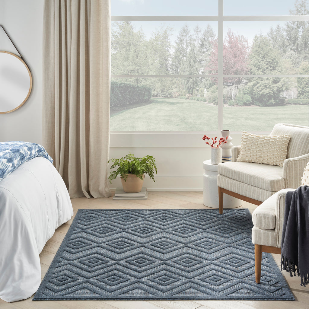 nourison versatile nrv01 navy blue rug