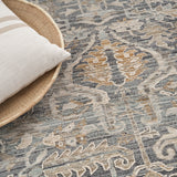 nourison lynx lnx02 navy multicolor rug