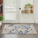 nourison aloha alh31 blue grey rug