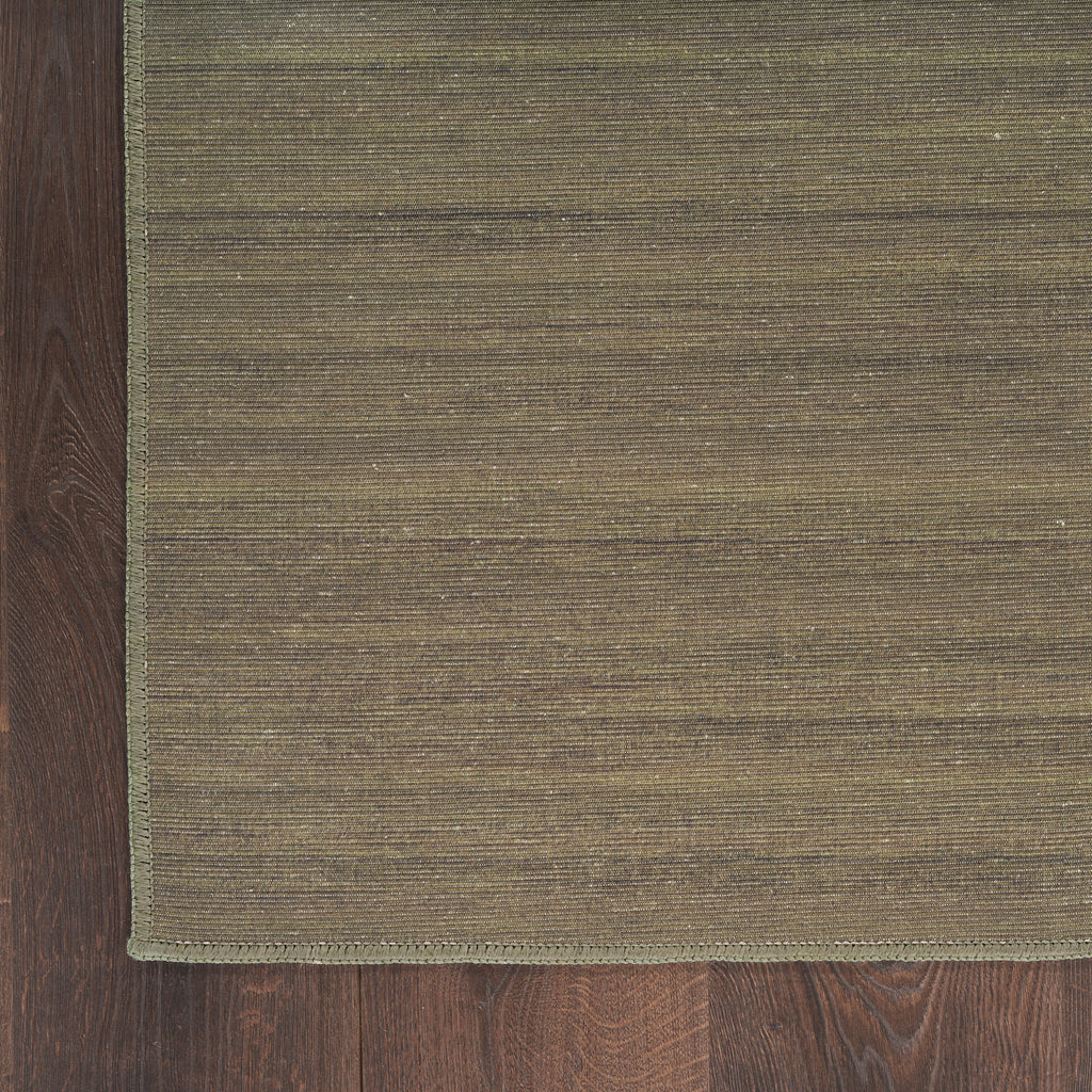 nourison washable essentials wae01 green rug