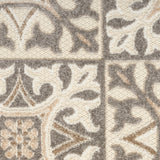 nourison aloha alh34 ivory grey rug