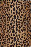 dash albert leopard rda372 camel rug