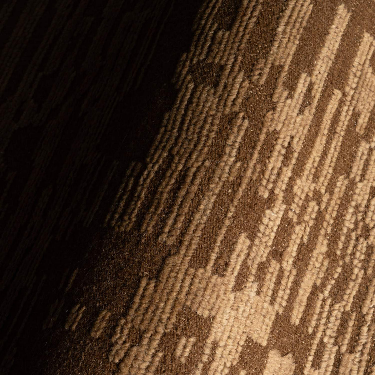 dash albert jex da2553 brown hand knotted wool rug