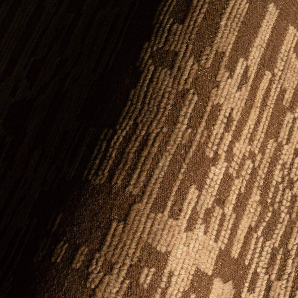 dash albert jex da2553 brown hand knotted wool rug