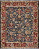 capel charleigh peshawar 1209 blue red rug