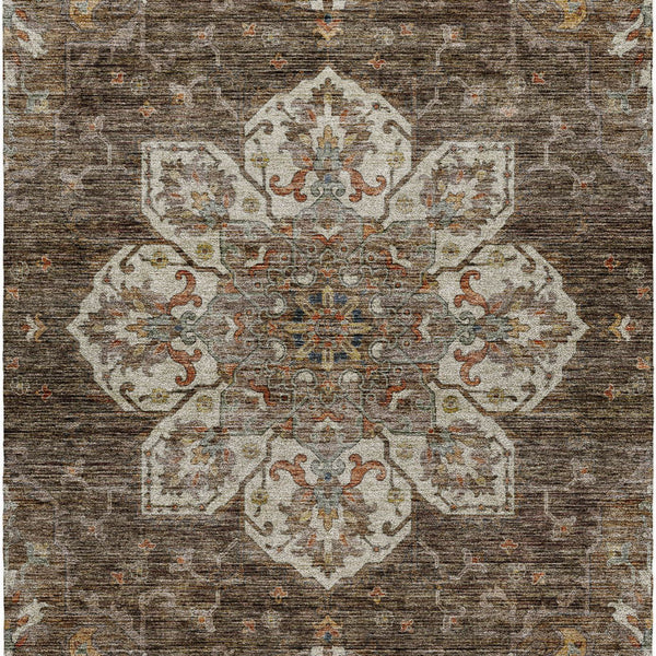 dalyn silk road sr6 chocolate rug