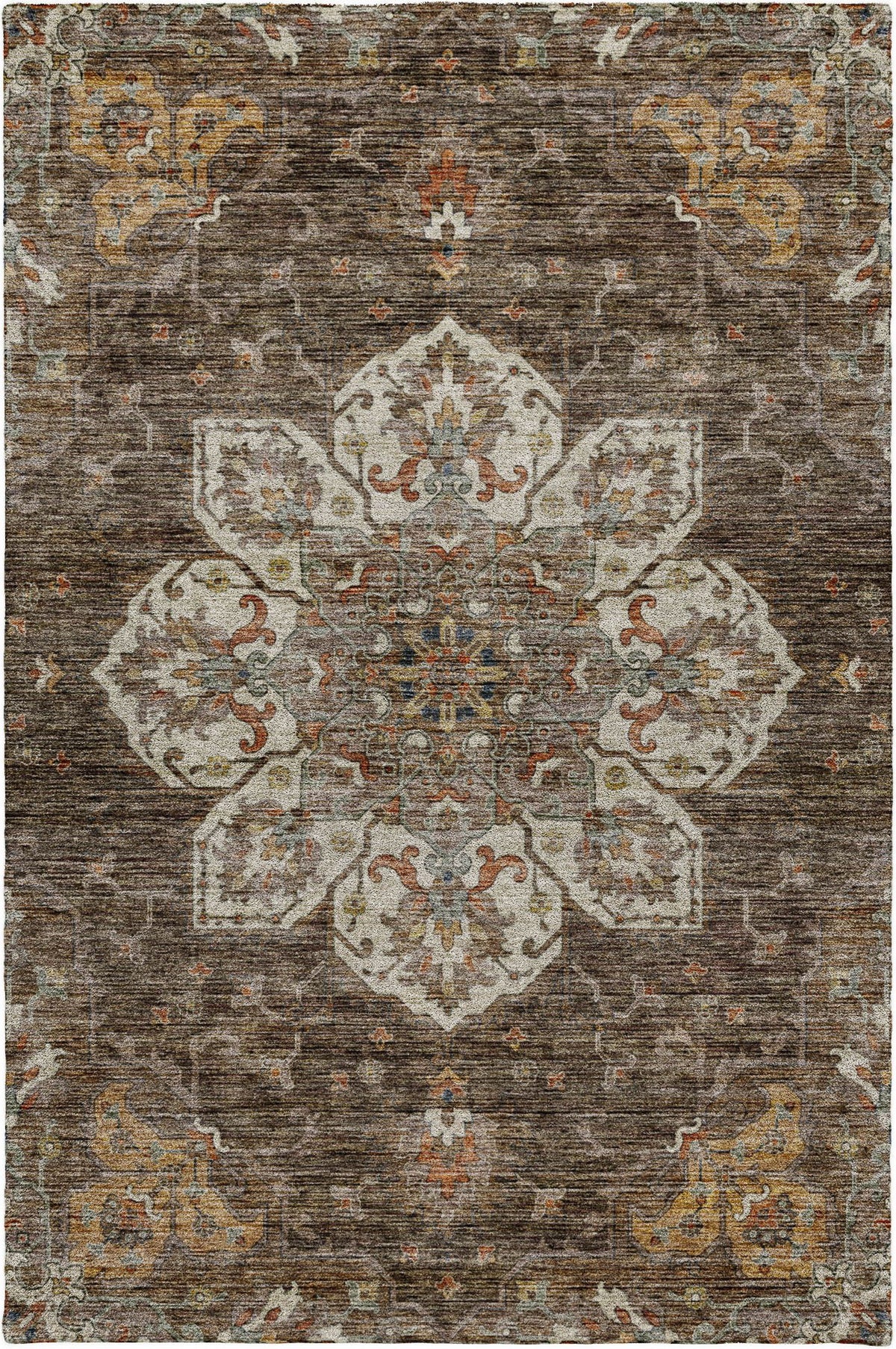 dalyn silk road sr6 chocolate rug