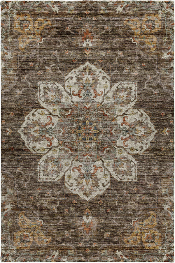 dalyn silk road sr6 chocolate rug