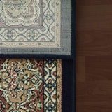 dynamic rugs ancient garden 57090 3484 navy rug