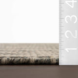 dash albert zarina da2546 dark grey hand knotted wool rug