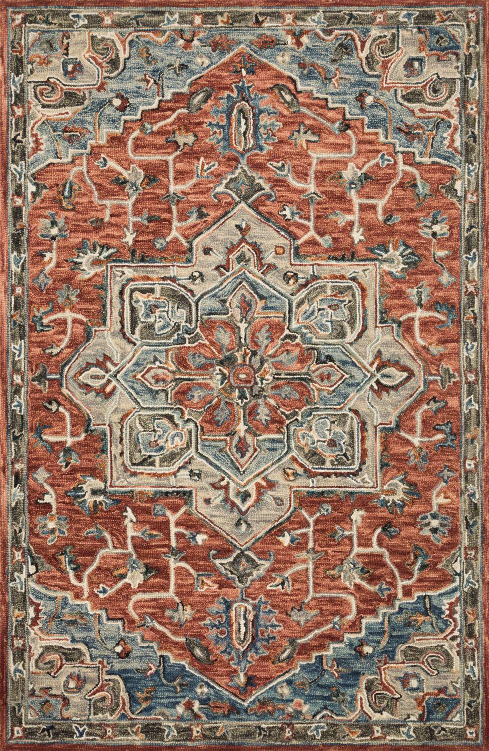 loloi rugs victoria vk 15 red multi rug
